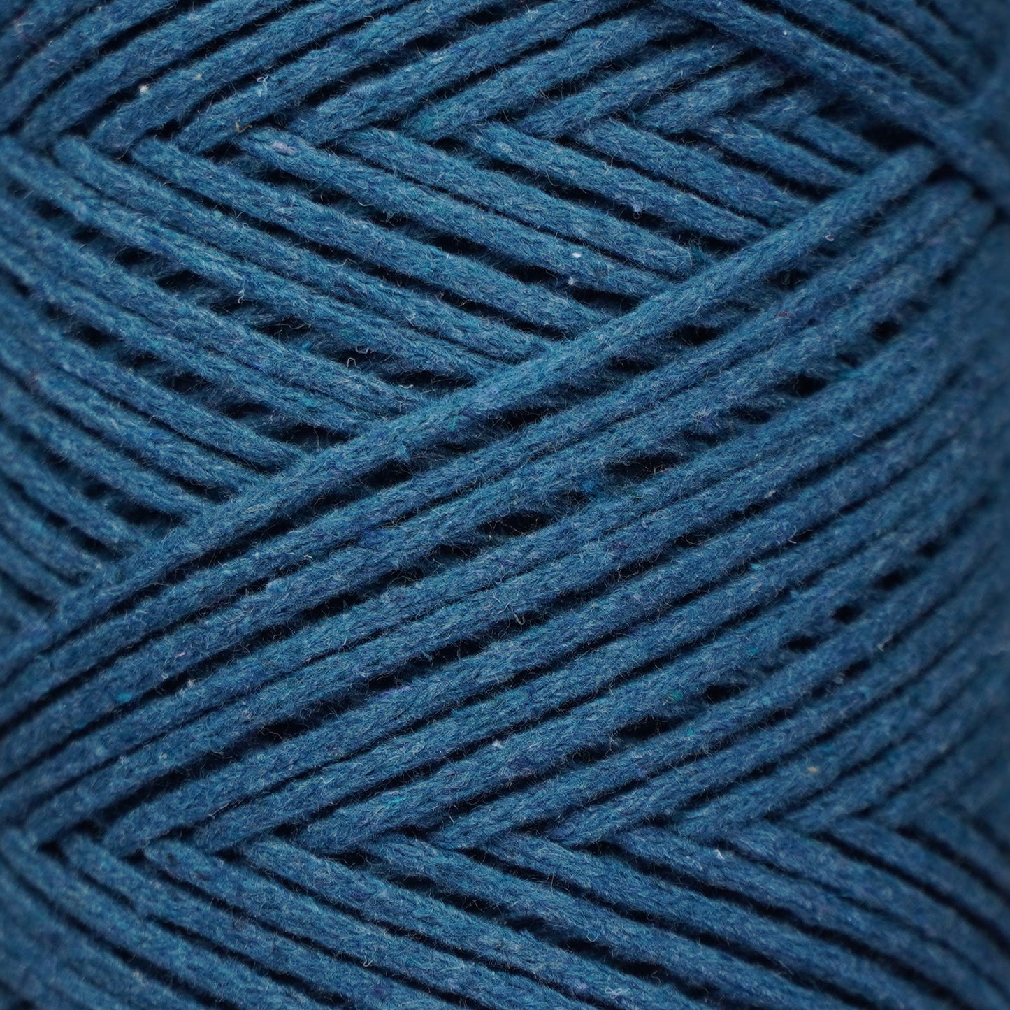 Premium 250 gr 185 metre 2mm Koton Pamuk Makrome İpi - Kot Mavi