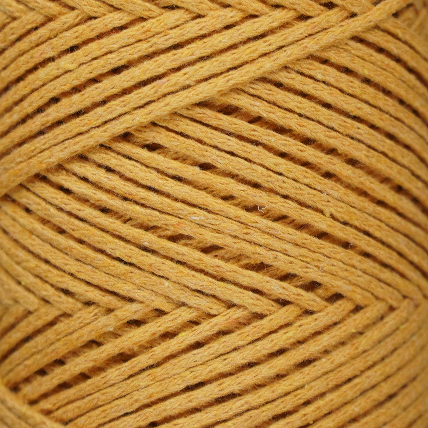 Premium 250 gr 185 metre 2mm Koton Pamuk Makrome İpi - Hardal
