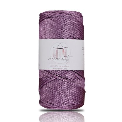 Polyester Makrome İpi 2mm x 115 metre - Mürdüm 