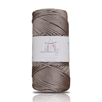 Polyester Makrome İpi 2mm x 115 metre - Vizon 