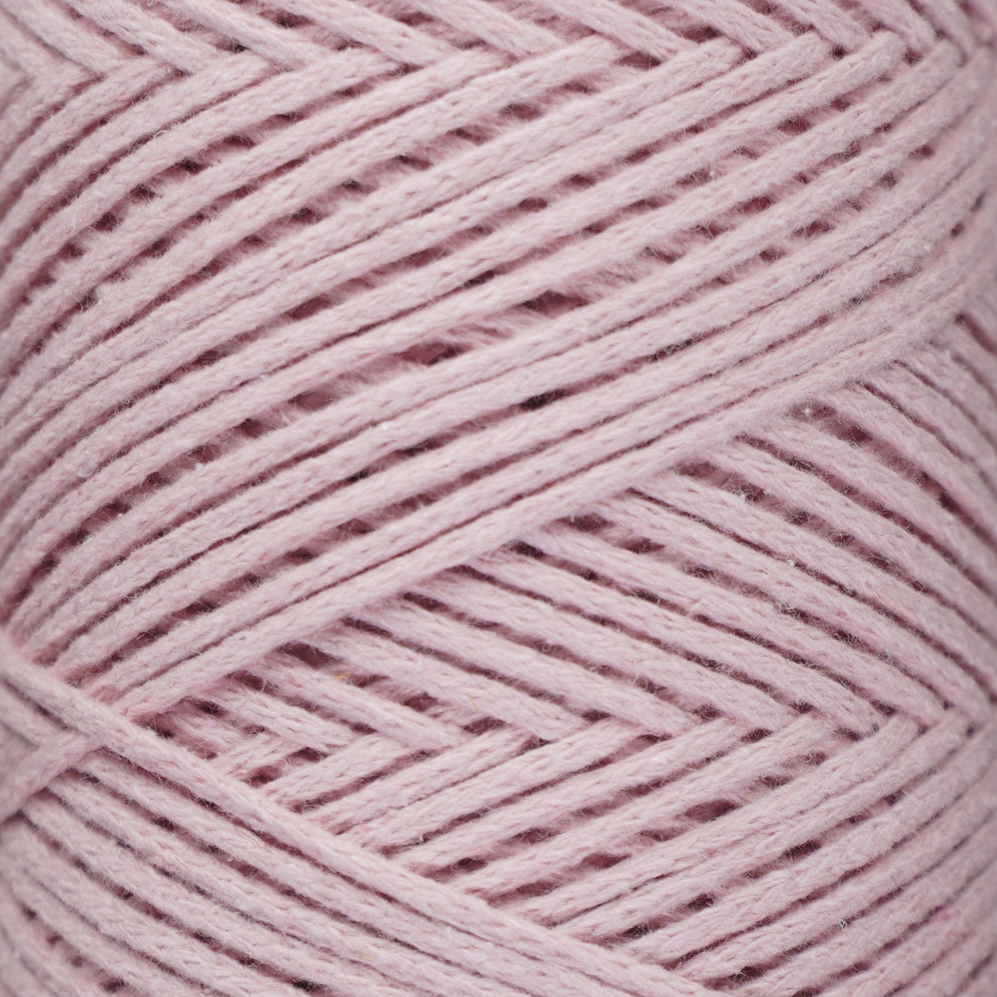 Premium 250 gr 185 metre 2mm Koton Pamuk Makrome İpi - Bebe Pembe 